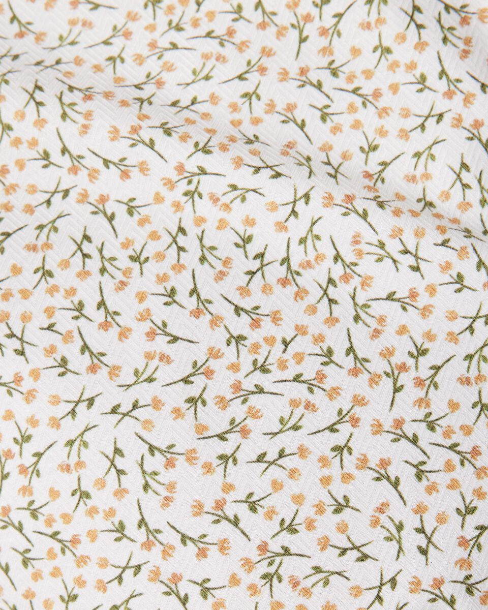 Slim Stretch Floral Long Sleeve Shirt, Khaki, hi-res